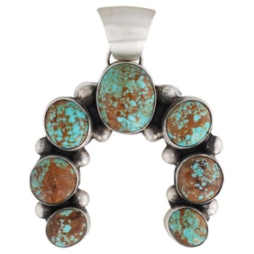 Augustine Largo Navajo Sterling Kingman Pendant