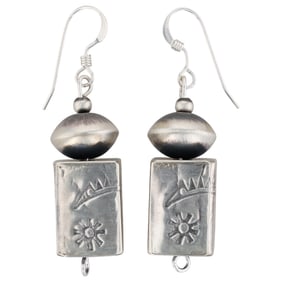 Tysha Aparicio Navajo Sterling Silver Earrings