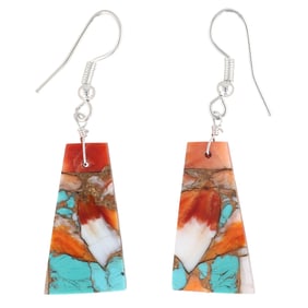Jameson Pete Navajo Sterling Mojave Earrings