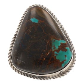 Donovan Nez Navajo Sterling Royston Adjustable Ring