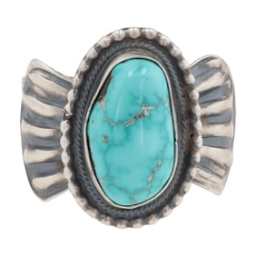 Tillie Jon Navajo Sterling Kingman Ring