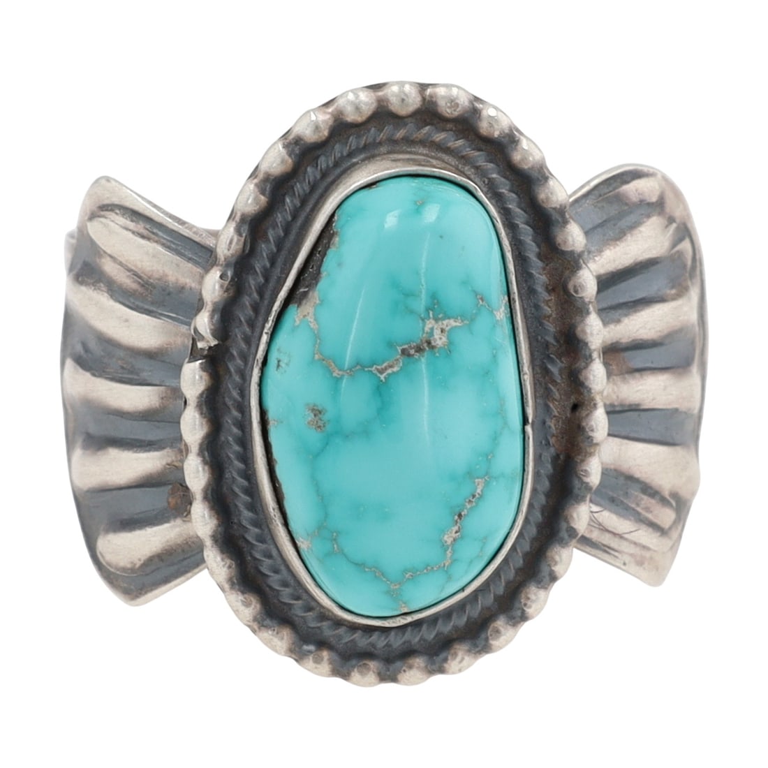 Tillie Jon Navajo Sterling Kingman Ring (1 of 8)