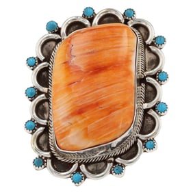 Darlene Begay Navajo Sterling Multi-Stone Ring