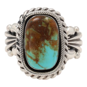 Genevieve Burnside Navajo Sterling Kingman Ring
