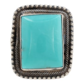 Tillie Jon Navajo Sterling Royston Turquoise Ring