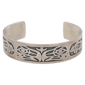 Barry Burger Pacific Northwest Sterling Cuff Bracelet