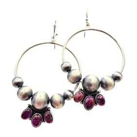 Hada Collection Sterling Earrings Dhalia Rose