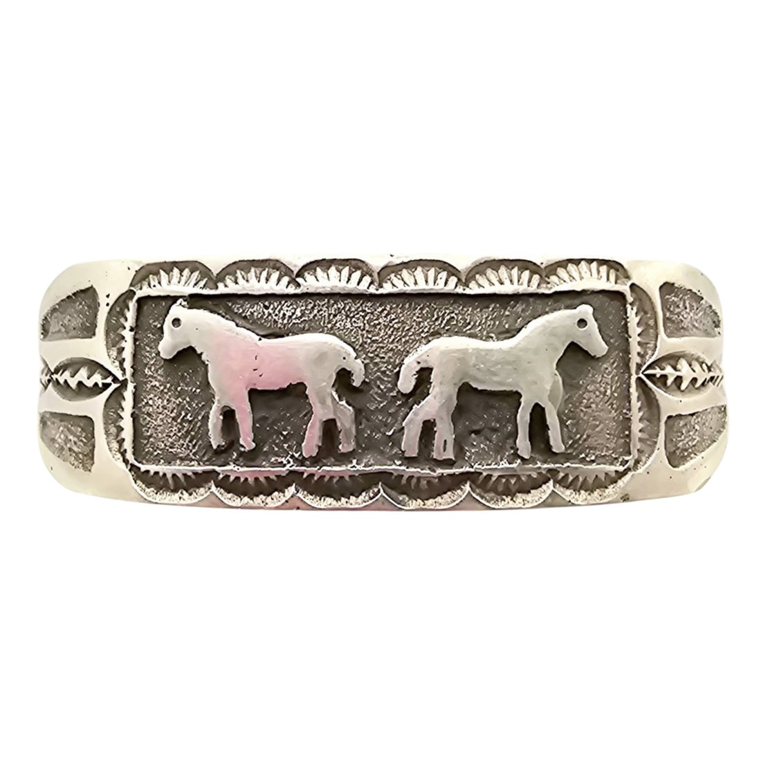 Emerson Kinsel Navajo Sterling Horse Bracelet (1 of 5)