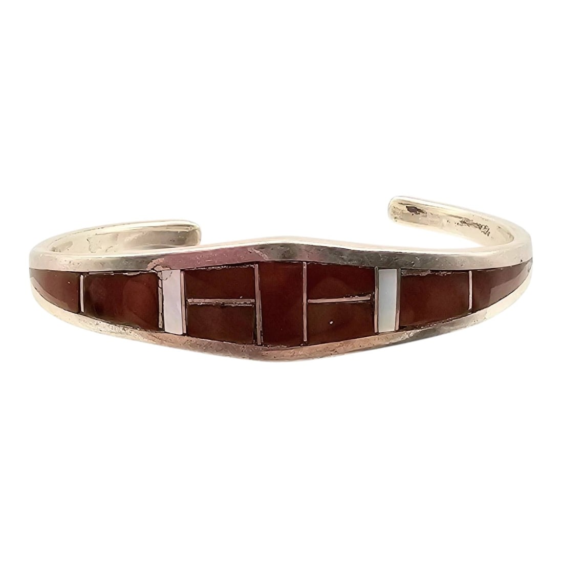 Gregg Chee Navajo Sterling Multicolor Cuff Bracelet (1 of 4)