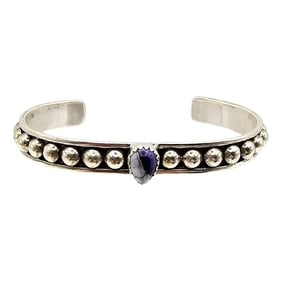 Hada Collection Sterling Violet Rose Bracelet