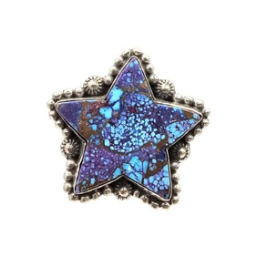 Hada Collection Sterling Purple Mojave Adjustable Ring