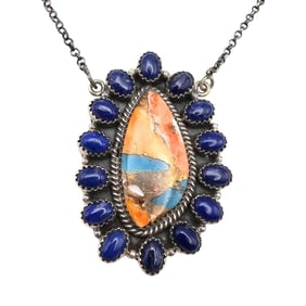 Hada Collection Sterling Multi-Stone Necklace