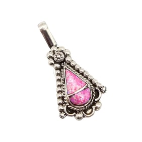 Yannette Yatsa Zuni Sterling Opal Pendant