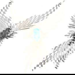 Charles Johnson Navajo Kingman Turquoise Sterling Necklace