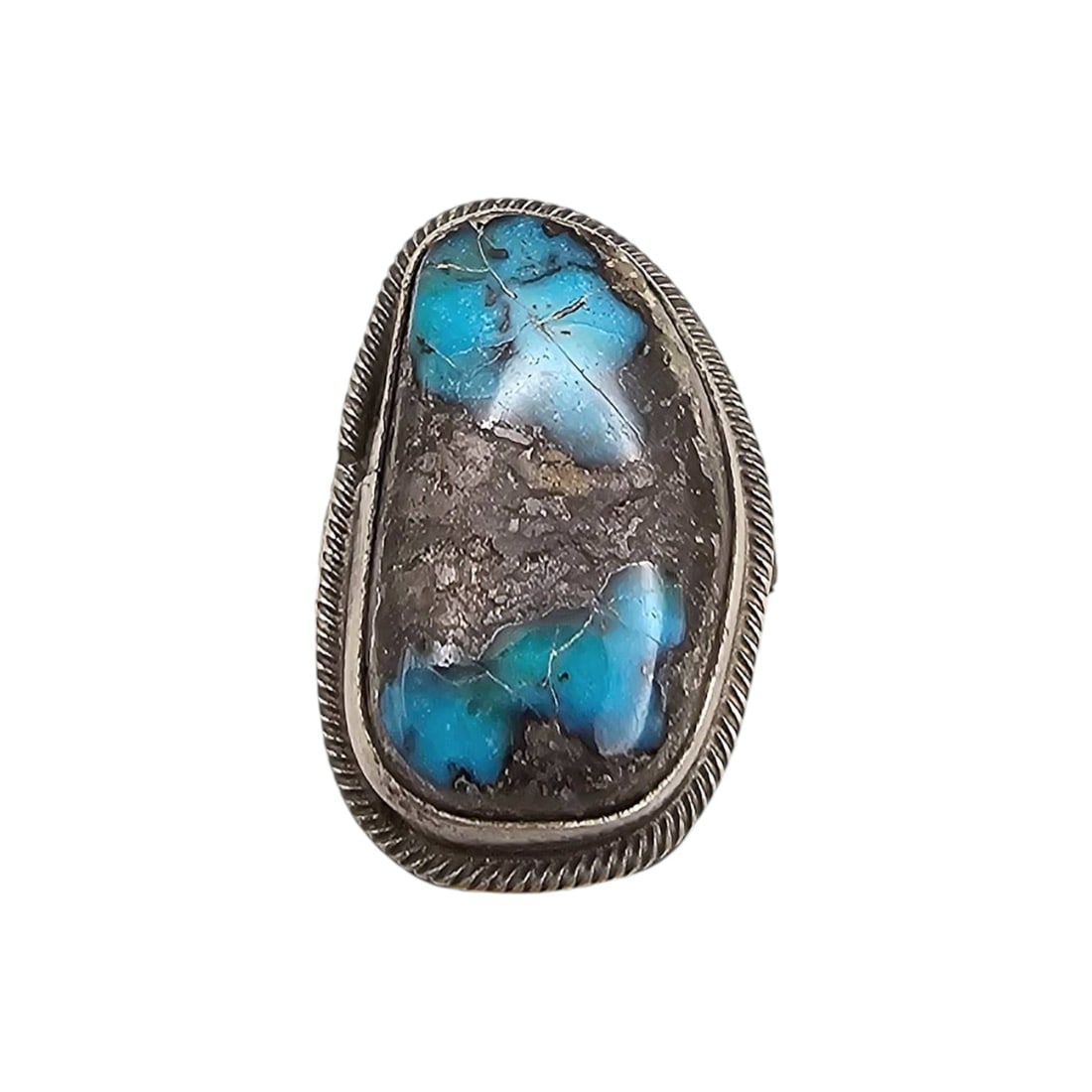 Scott Skeets Navajo Sterling Turquoise Ring Sz 6 (1 of 5)
