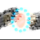 Patrick Yazzie Sterling Spiny Oyster Turquoise Cuff Bracelet