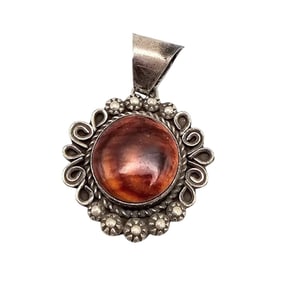 Sterling Spiny Oyster Pendant by Alice Johnson
