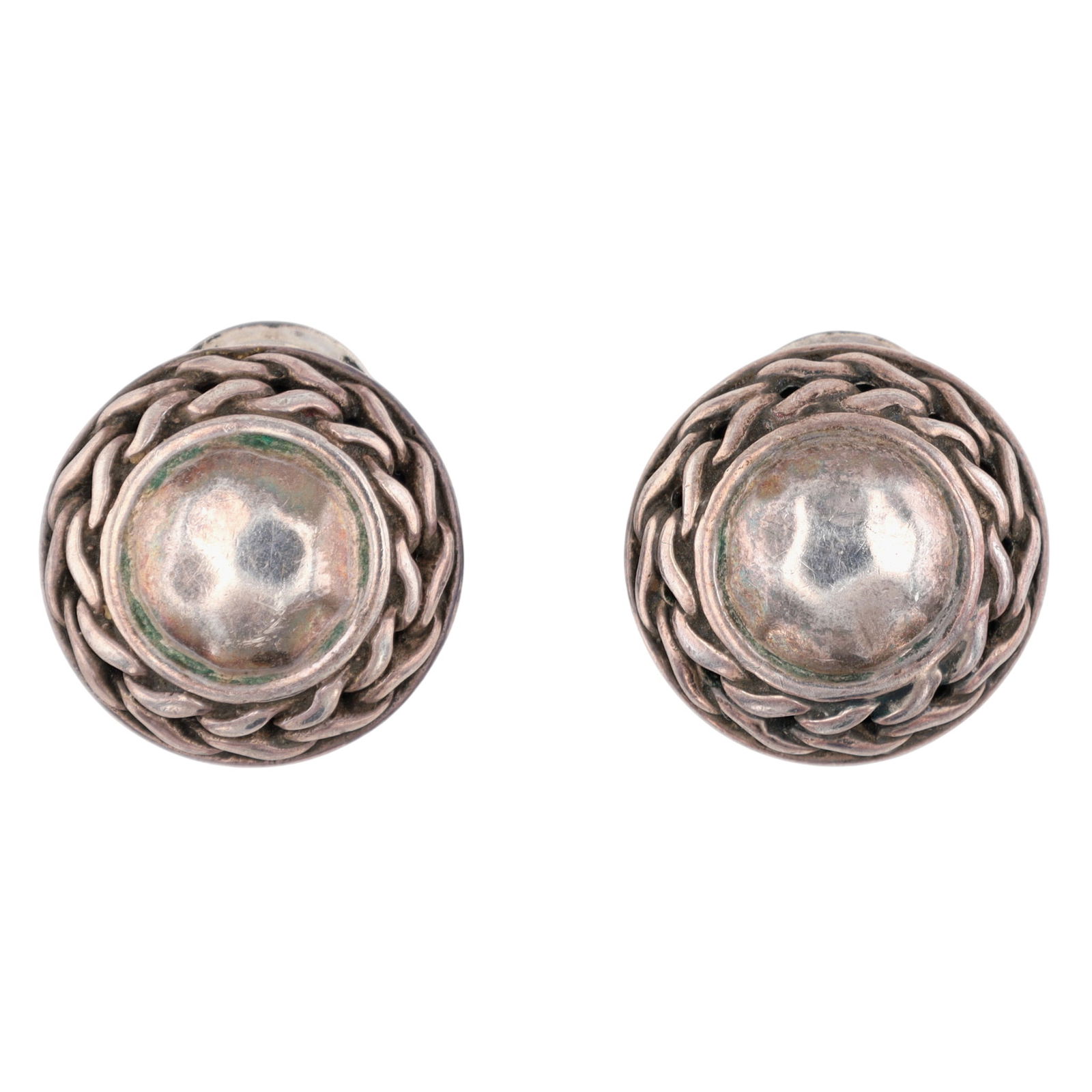 John Hardy Sterling Palu Classic Chain Hammered Earrings: John Hardy Sterling Palu Classic Chain Hammered Earrings | 6.9g