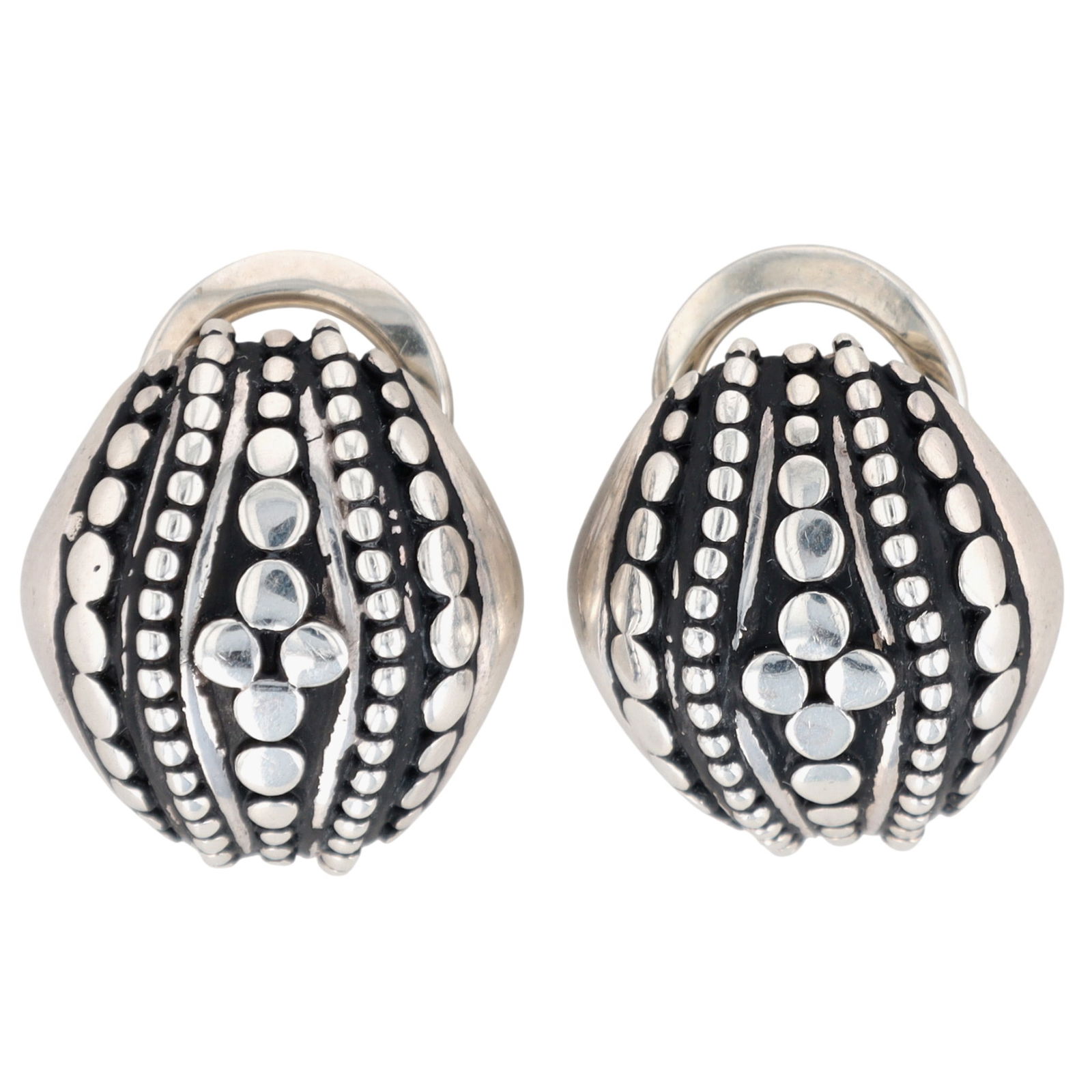 John Hardy Sterling Dot Earrings (1 of 5)