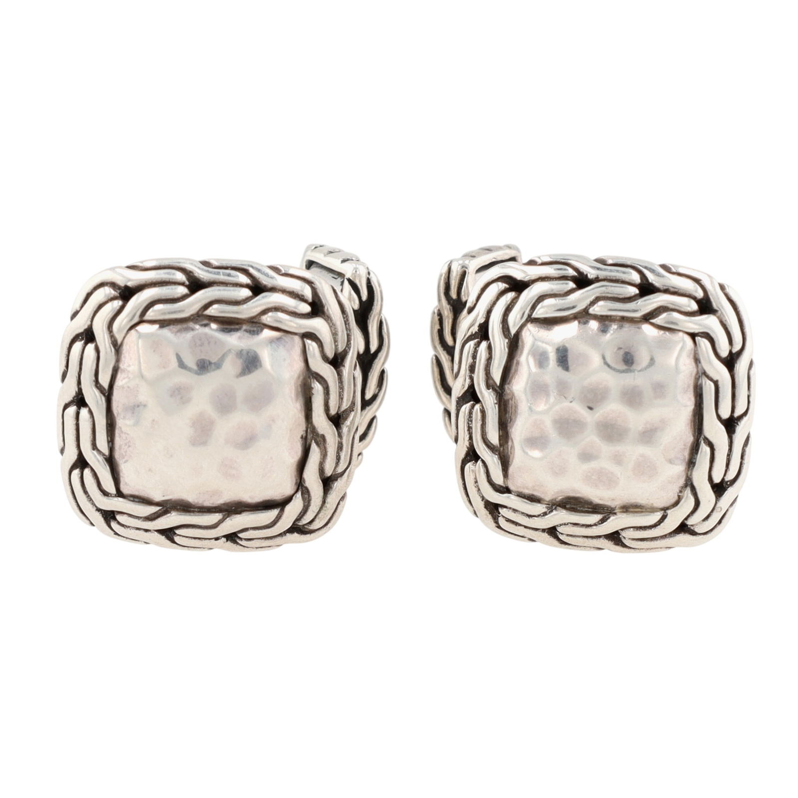 John Hardy Sterling Palu Classic Chain Cufflinks: John Hardy Sterling Palu Classic Chain Cufflinks | 12.8g