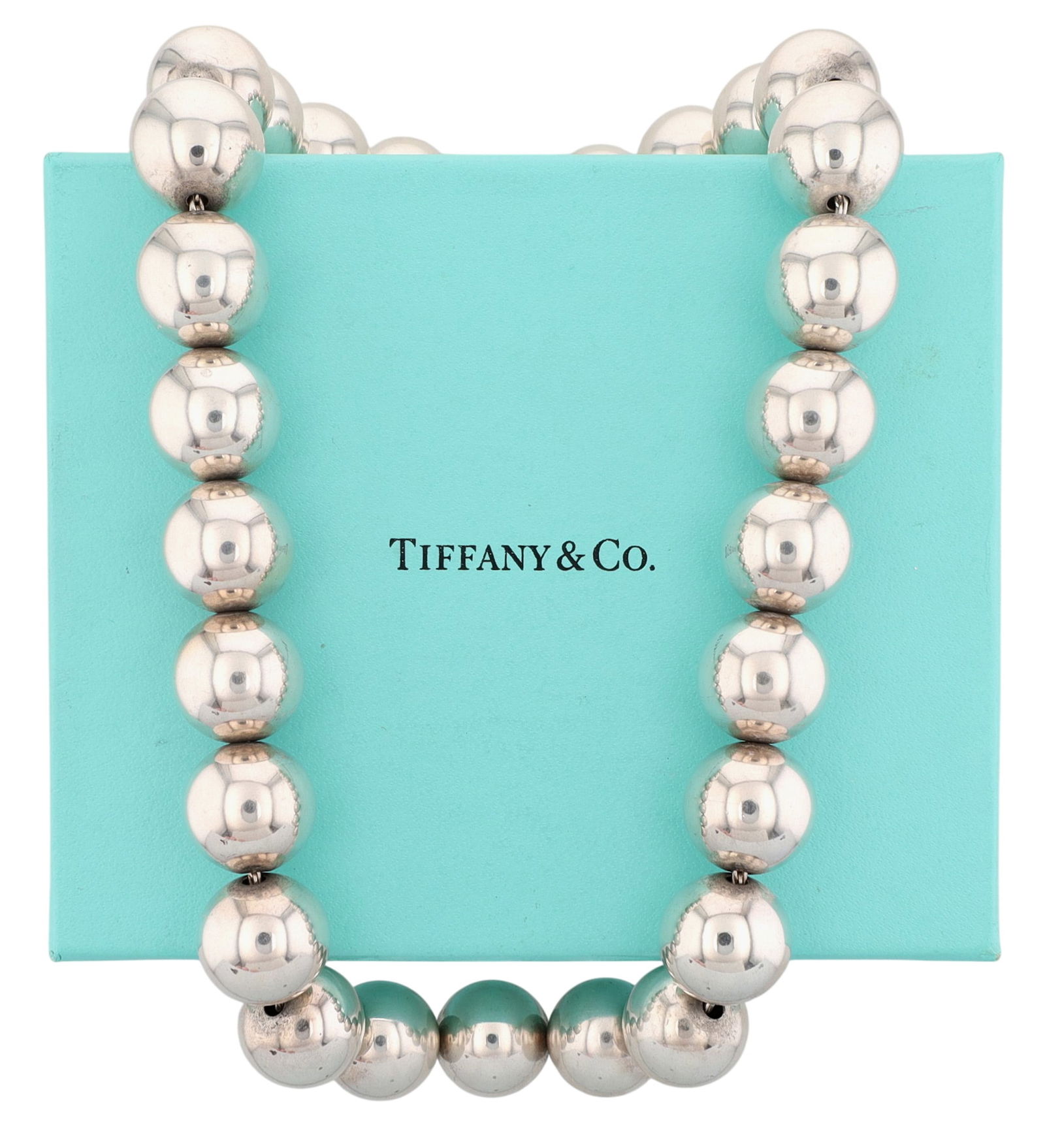 Tiffany & Co. Sterling HardWear Ball Necklace, 16mm (1 of 8)