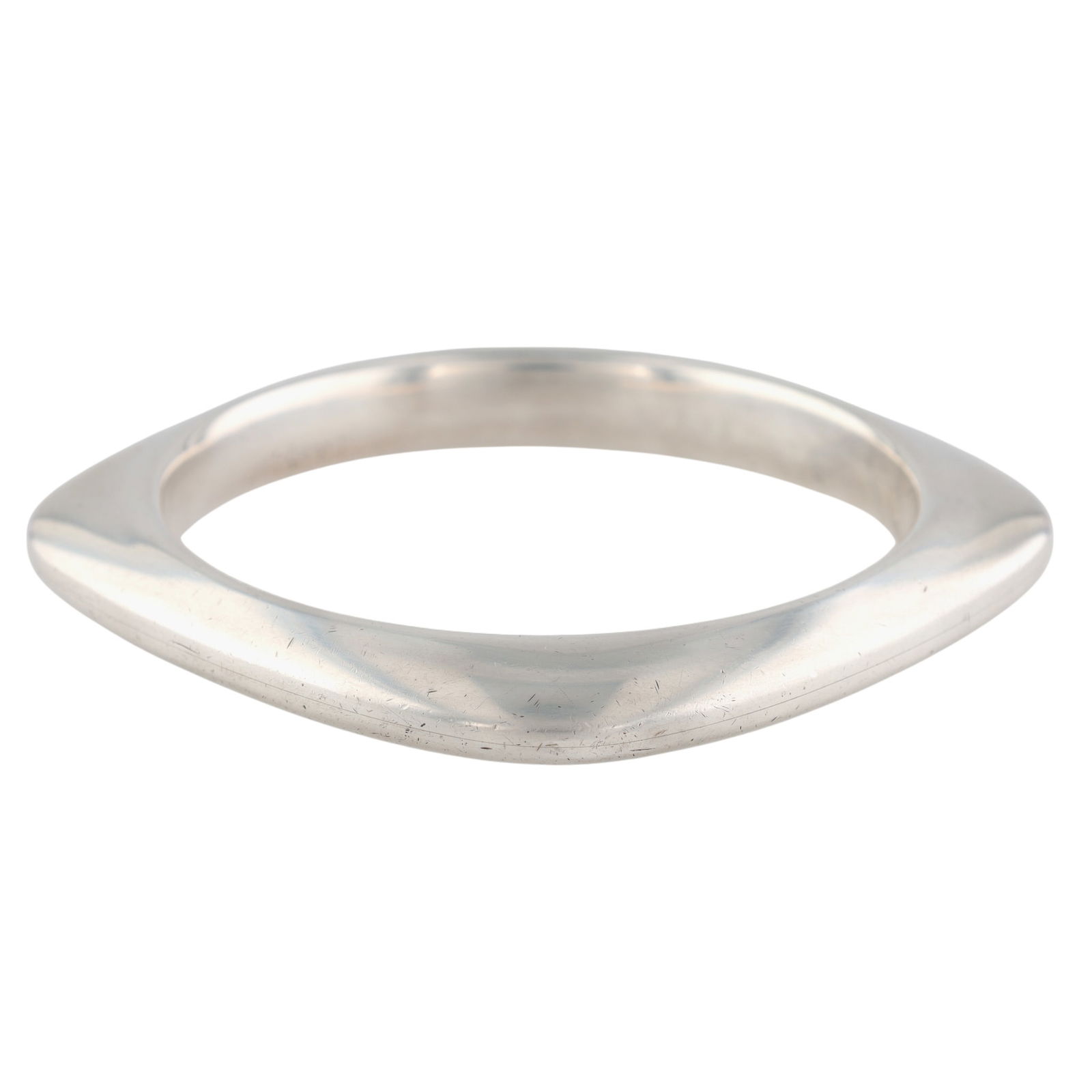 Tiffany & Co. Sterling Square Cushion Bangle Bracelet (1 of 8)