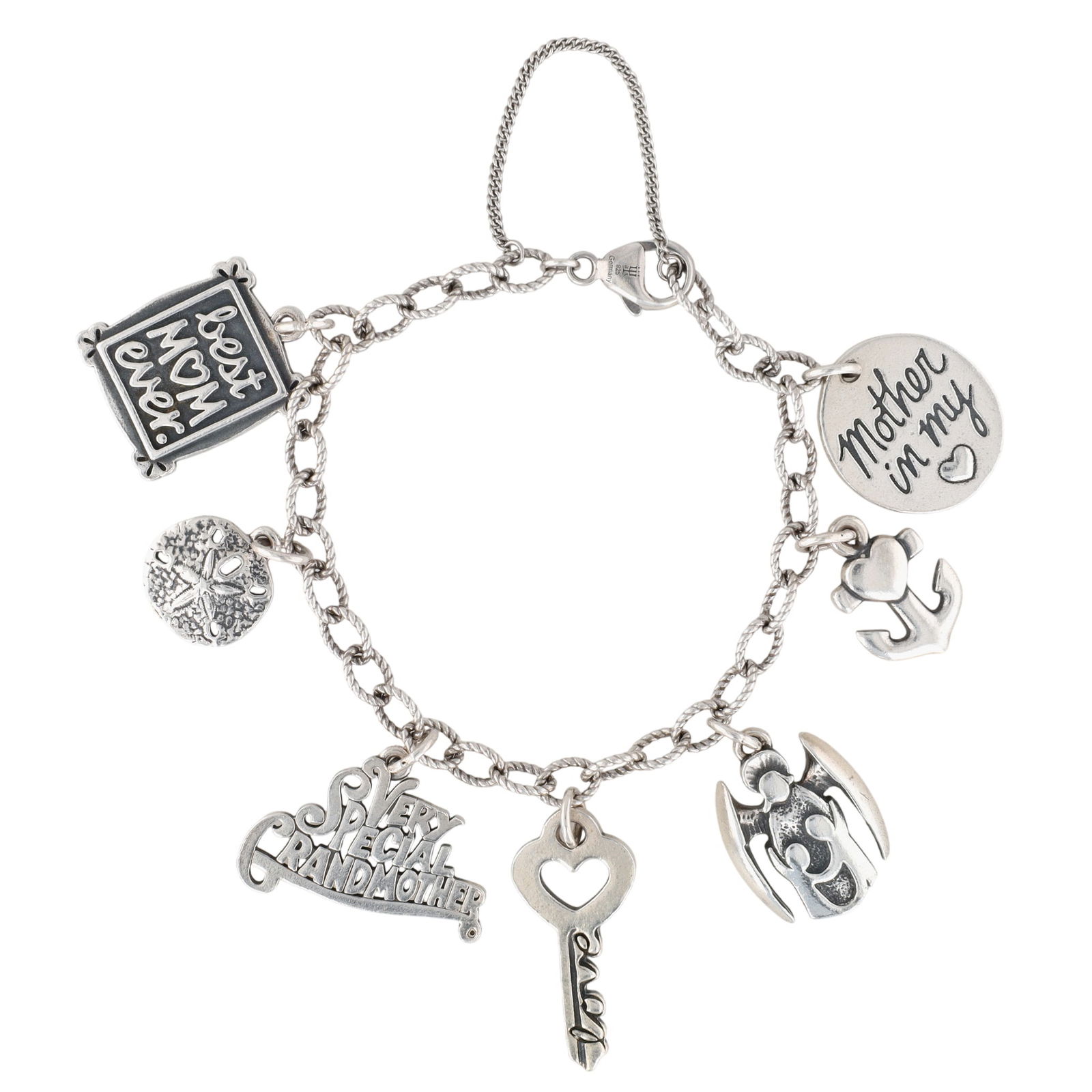 James Avery Sterling Charm Bracelet: James Avery Sterling Silver Charm Bracelet | 26.8g