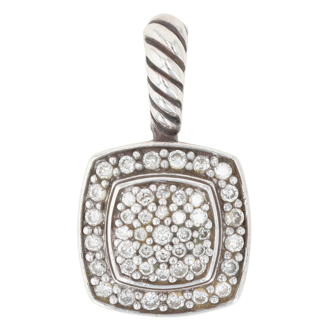 David Yurman Sterling Diamond Albion Pendant (1 of 4)