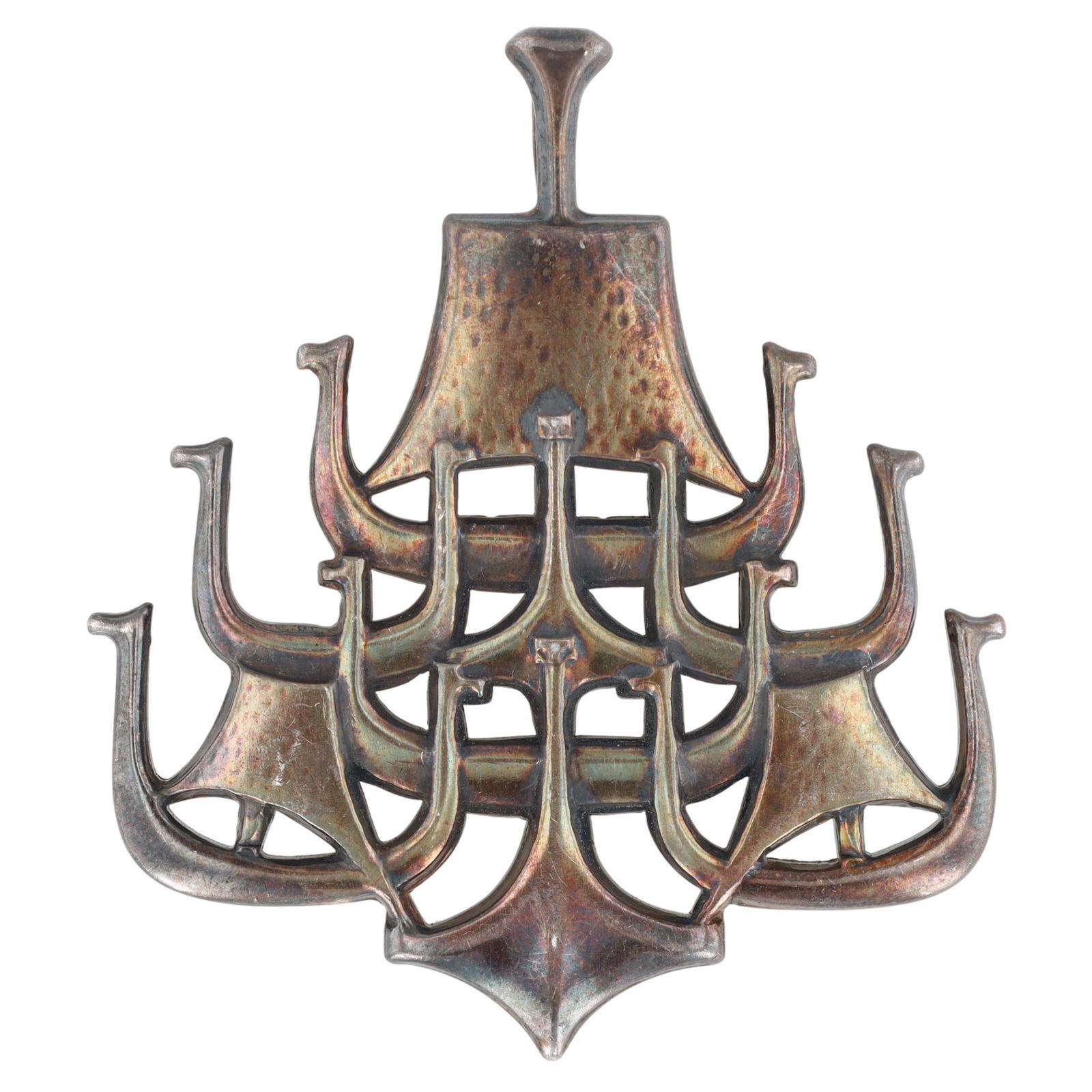 David Andersen Norway Sterling Viking Ship Brooch (1 of 6)