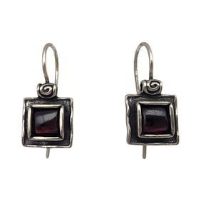 Silpada Sterling Garnet Earrings