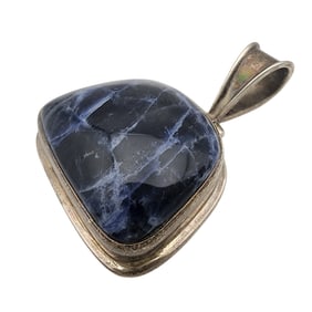 Sterling Sodalite Pendant