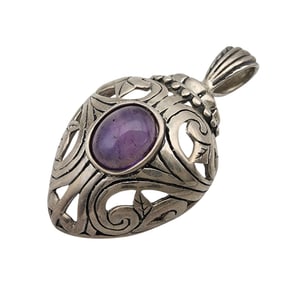 Sterling Amethyst Pendant