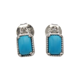 Sterling Turquoise Earrings