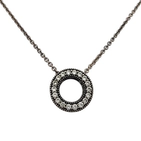 Pandora Sterling Infinity Circle Necklace