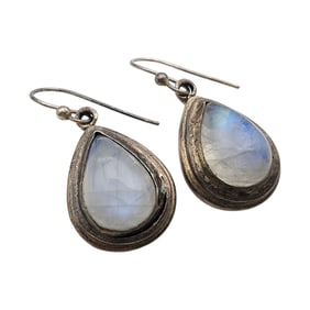 Sterling Moonstone Earrings