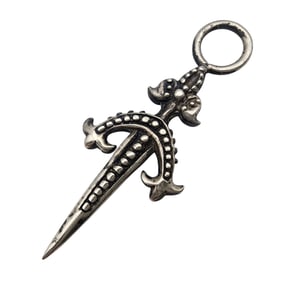 Vintage Sterling Dagger Pendant