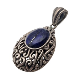 Sterling Lapis Lazuli Pendant