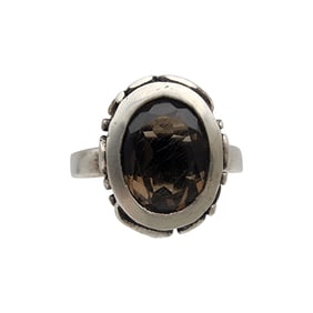 Silpada Sterling Smoky Quartz Ring Sz 8