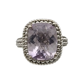Sterling Amethyst Ring Sz 5