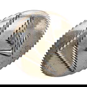 Sterling Silver Abstract Modernist Circle Brooch: Sterling Silver Abstract Modernist Circle Brooch - 26.6g