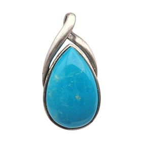 Whitney Kelley Sterling Turquoise Pendant