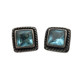 Lori Bonn Sterling Square Earrings
