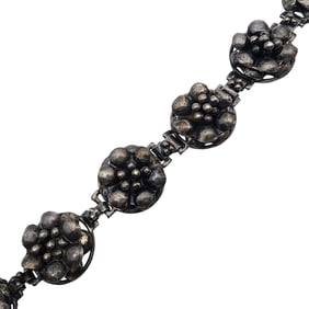 Hobe Vintage Sterling Flower Bracelet