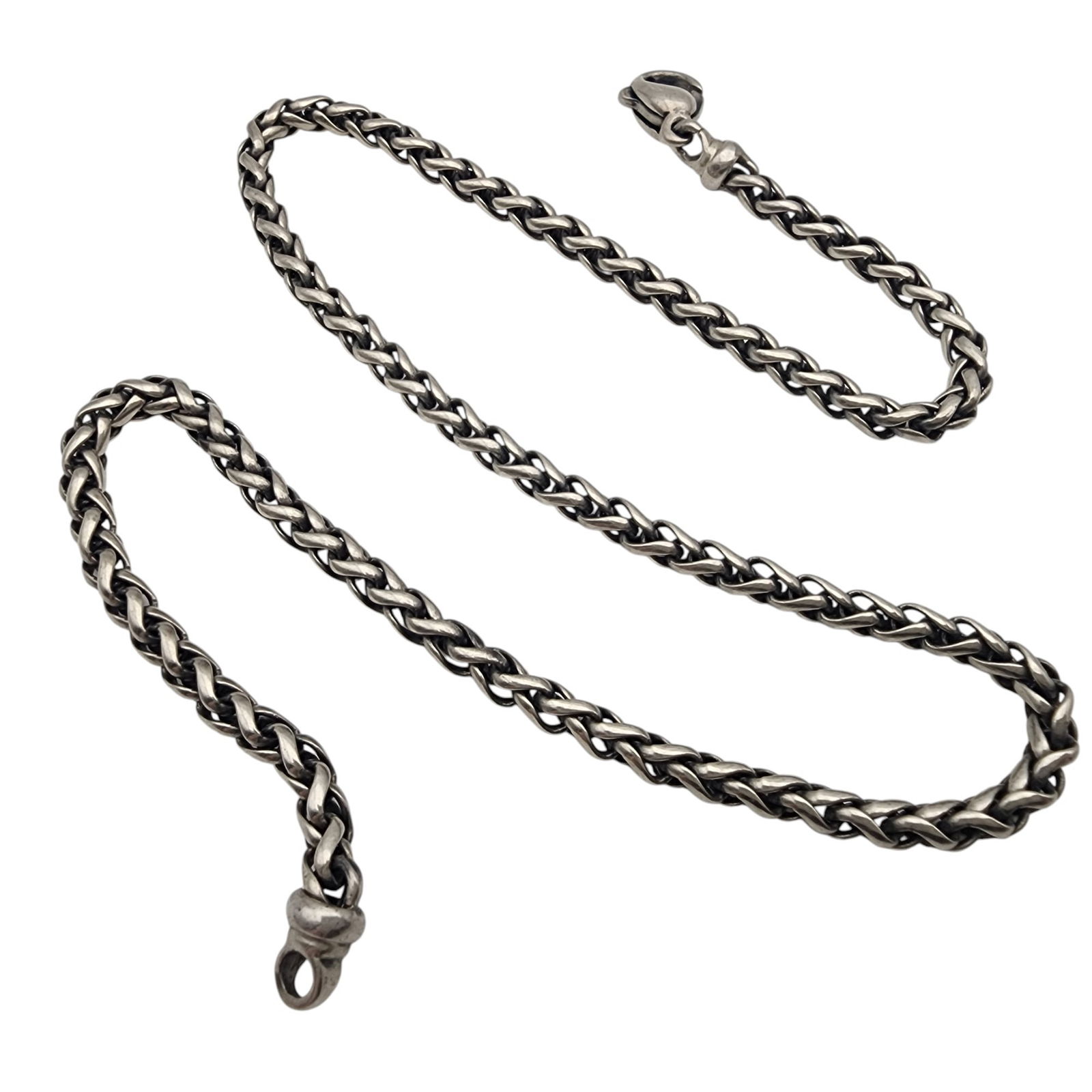 Sterling Silver Spiga Chain Necklace (1 of 5)