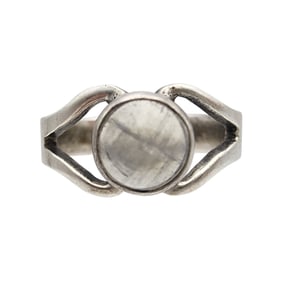 Sterling Moonstone Ring Sz 8