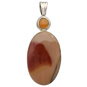 Sterling Agate Pendant