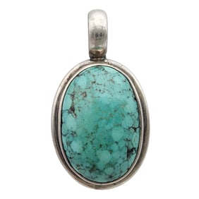Sterling Turquoise Pendant