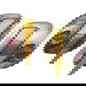 Vintage Sterling Artisan Modernist Earrings: Vintage Sterling Artisan Modernist Abstract Earrings - 10.1g