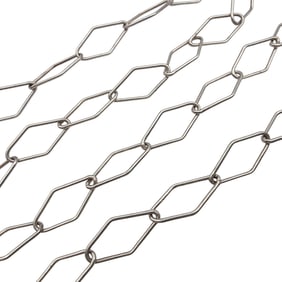 Sterling Italy Diamond Cut Chain Necklace