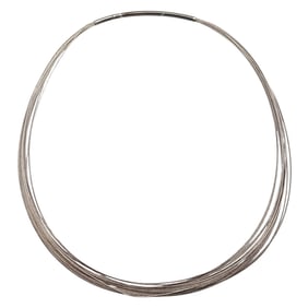 Sajen Sterling Multistrand Wire Necklace